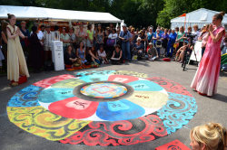 Tibet zand Mandala Oosterpark